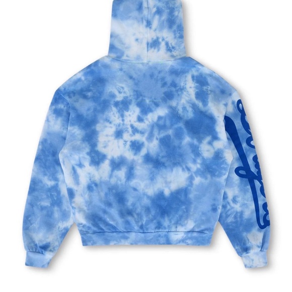NWT Aviator Nation Blue Tie-Dye Dodgers Hoodie - Picture 3 of 5